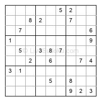 Play hard daily sudoku number 1121557