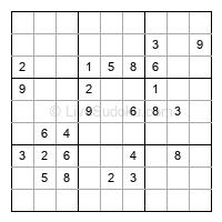 Play hard daily sudoku number 1150875