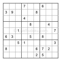 Play hard daily sudoku number 1158411