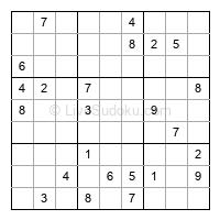 Play hard daily sudoku number 1159602