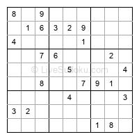 Play hard daily sudoku number 1162891