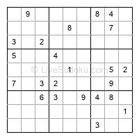 Play hard daily sudoku number 1170311