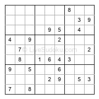 Play hard daily sudoku number 1186926