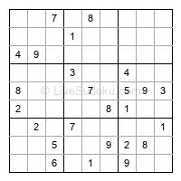 Play hard daily sudoku number 1192363