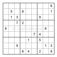 Play hard daily sudoku number 1228783