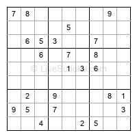 Play hard daily sudoku number 1255233