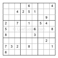 Play hard daily sudoku number 1267172