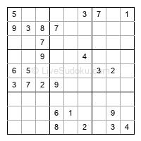 Play hard daily sudoku number 1274599