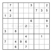 Play hard daily sudoku number 1279112
