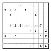 Play hard daily sudoku number 1287111