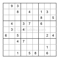 Play hard daily sudoku number 1314757