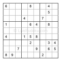 Play hard daily sudoku number 1321375