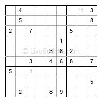 Play hard daily sudoku number 1349202