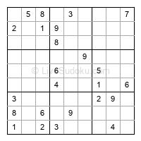 Play hard daily sudoku number 1357410