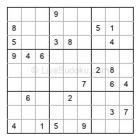 Play hard daily sudoku number 1362453