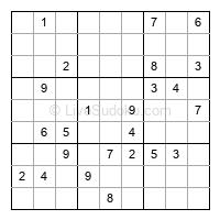 Play hard daily sudoku number 1364804