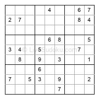 Play hard daily sudoku number 1373305