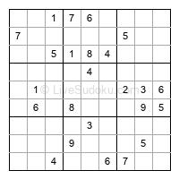 Play hard daily sudoku number 1381062