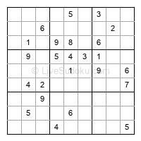 Play hard daily sudoku number 1396074