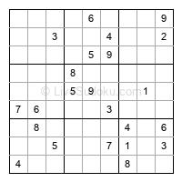 Play hard daily sudoku number 1404853