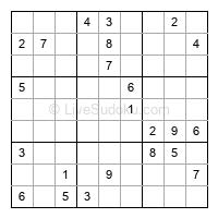 Play hard daily sudoku number 1405057