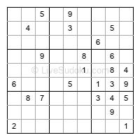 Play hard daily sudoku number 1407335