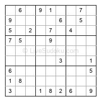 Play hard daily sudoku number 1444564