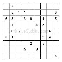 Play hard daily sudoku number 1450029