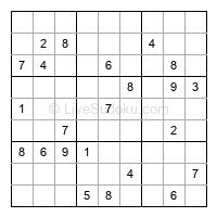 Play hard daily sudoku number 1450473