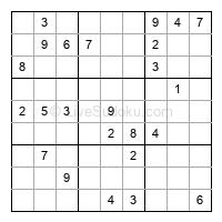 Play hard daily sudoku number 1451273