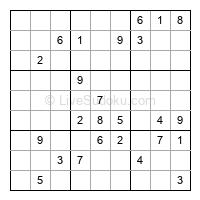 Play hard daily sudoku number 1460892