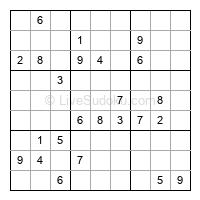 Play hard daily sudoku number 1461519