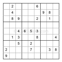Play hard daily sudoku number 1466209