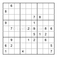 Play hard daily sudoku number 1485722