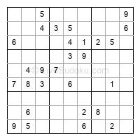 Play medium daily sudoku number 508967