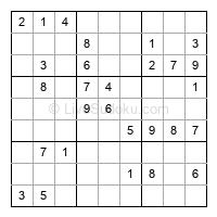 Play medium daily sudoku number 513256