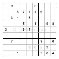 Play medium daily sudoku number 515105