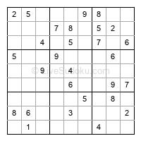 Play medium daily sudoku number 520063