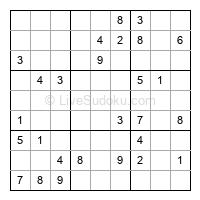 Play medium daily sudoku number 535225