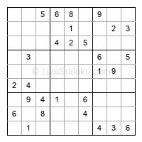 Play medium daily sudoku number 536133