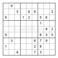Play medium daily sudoku number 552247