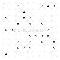 Play medium daily sudoku number 586922
