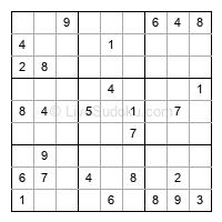 Play medium daily sudoku number 611845