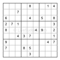 Play medium daily sudoku number 624457
