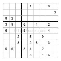 Play medium daily sudoku number 626146