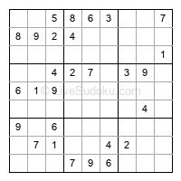 Play medium daily sudoku number 626979