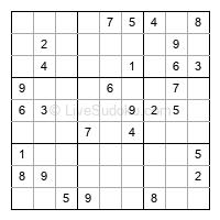 Play medium daily sudoku number 640436