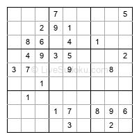 Play medium daily sudoku number 645275