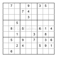 Play medium daily sudoku number 654892