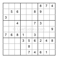 Play medium daily sudoku number 807507